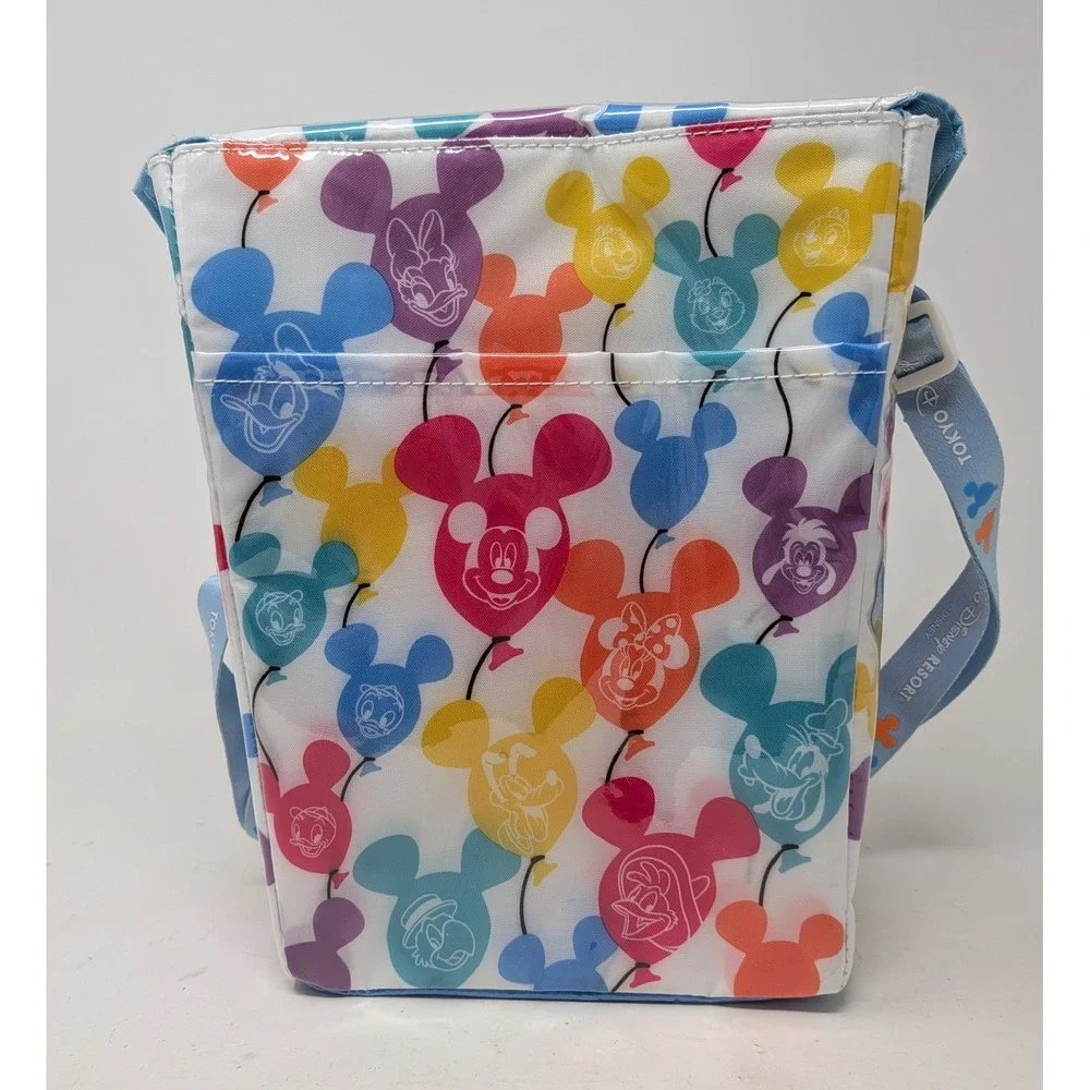 Tokyo Disney Resort Retro Popcorn Case Bucket Mickey Balloon Shoulder Bag Japan